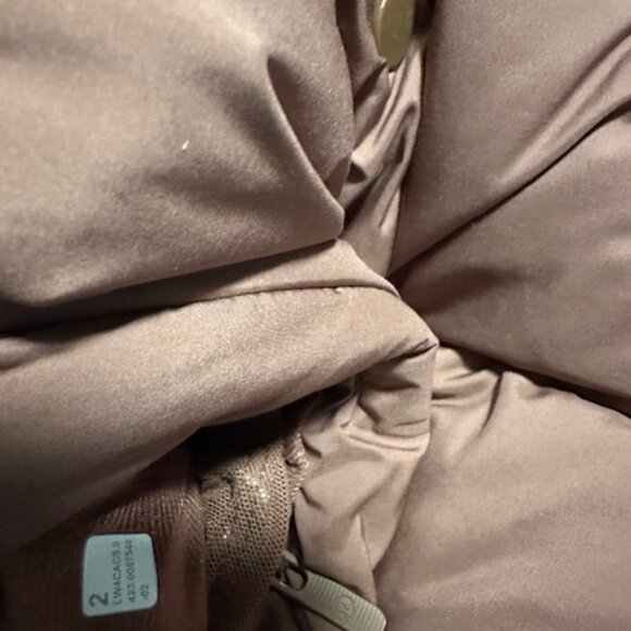 LUlulemon WUnder Puff Jacket size 2 Roasted brown - Picture 3 of 6